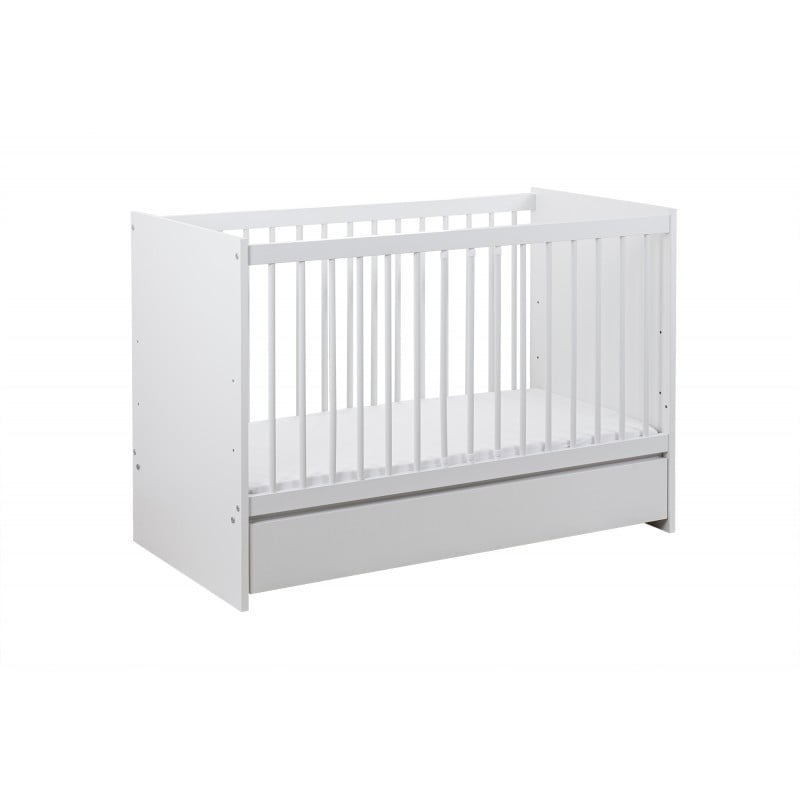 Tarc de joacă pentru copii Alek cu sertar 60/120cm + saltea