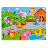 Smily Play Дървен Пъзел Малки Животни 83600spw Anek