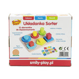 Smily Play Детски Дървен Сортер Фигури Anek