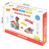 Smily Play Детски Конструктор С Меки Елементи 20 Бр. Anek