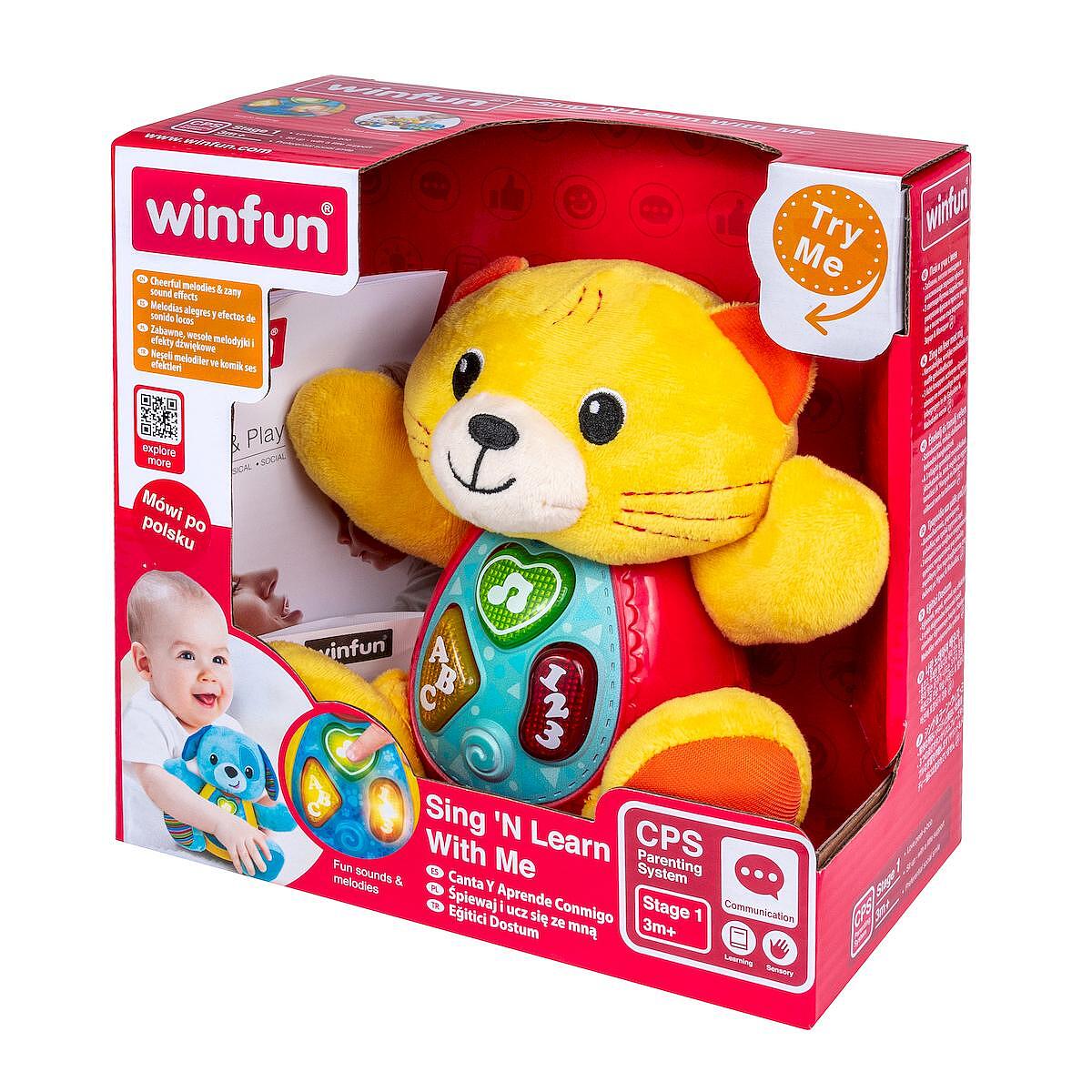 Winfun Бебешка Музикална Играчка Коте Anek