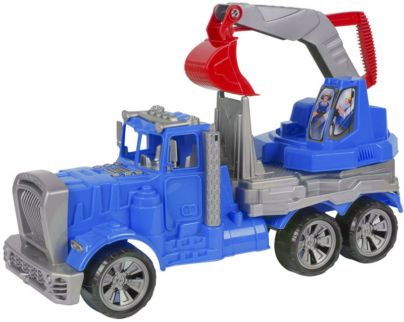 Камион Фарго Ескаватор 52Х20Х30 С Двустранно Отключване На Въртящата СеБагерна Платформа