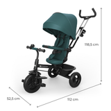 Aston 2 Plus Триколка Зелена Kinderkraft