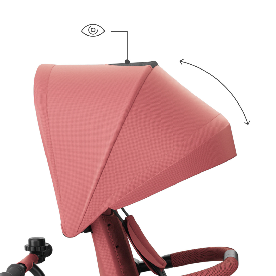 Aston 2 Plus Триколка Розова Kinderkraft