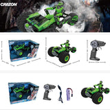 ATV Drift cu Rotație la 360°, Efecte de Sunet și Lumină, RC, Verde