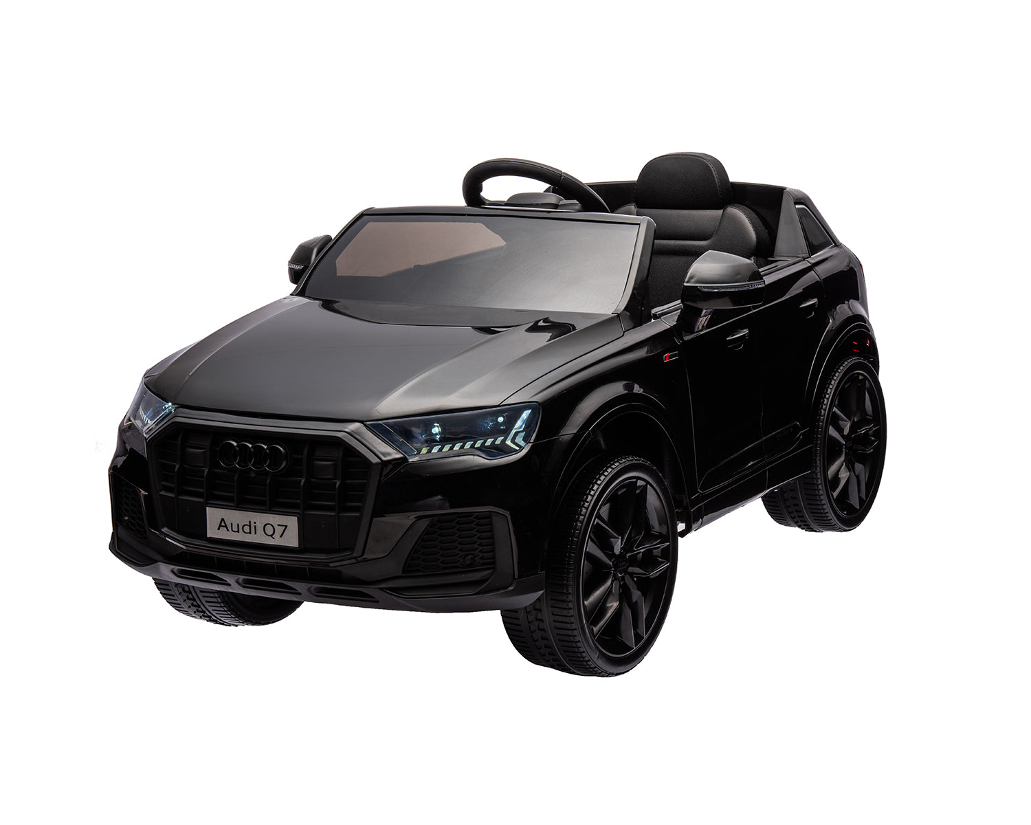 Акумулаторна Кола Licensed Audi Q7 Black + Батерия 12V7Ah