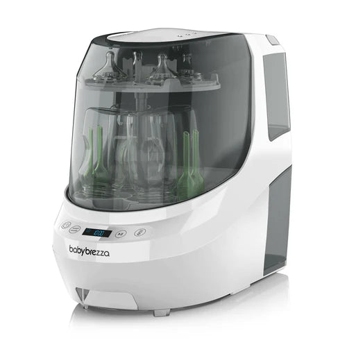 Машина За Почистване На Шишета Bottle Washer Pro All White Baby Brezza