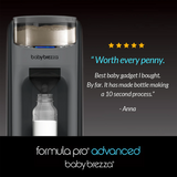 Уред За Приготвяне На Адаптирано Мляко Formula Pro Advanced Charcoal Baby Brezza