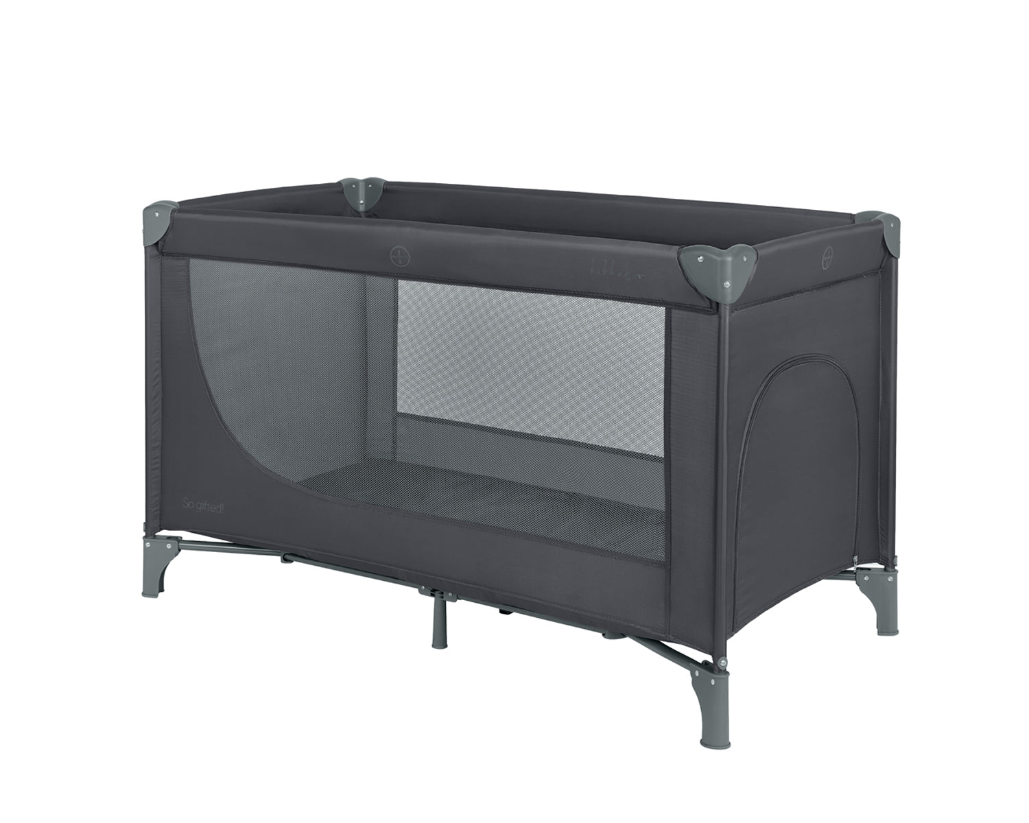 Кошара На Едно Ниво So Gifted Black 2026 Kikkaboo