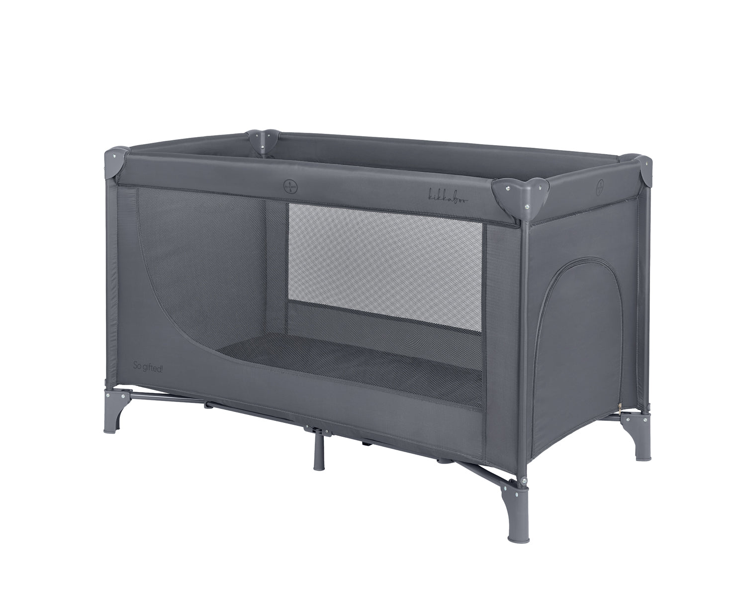 Кошара На Едно Ниво So Gifted Grey 2026 Kikkaboo