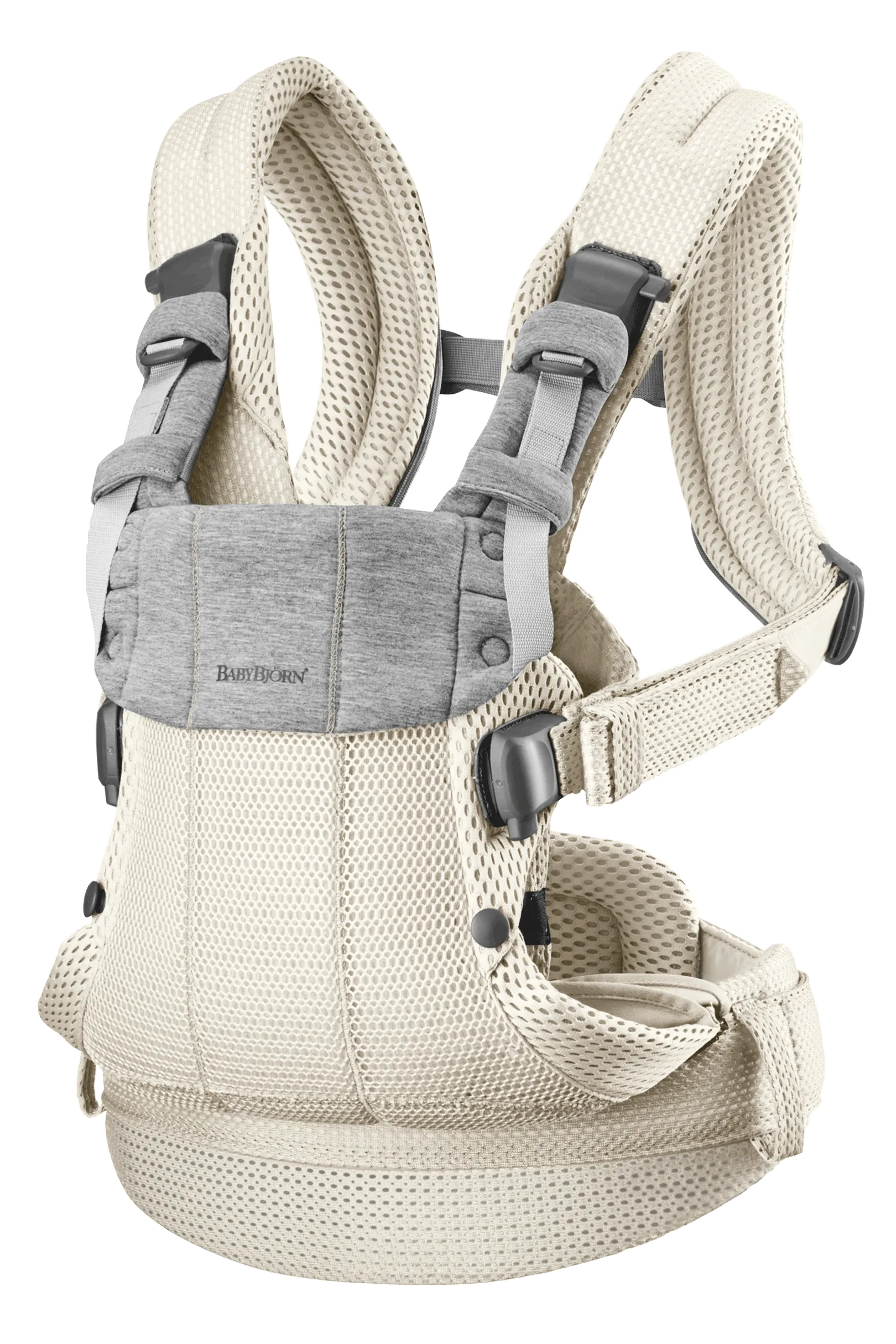 Бебешка Ергономична Раница Harmony, Mesh 3d, Cream Babybjörn