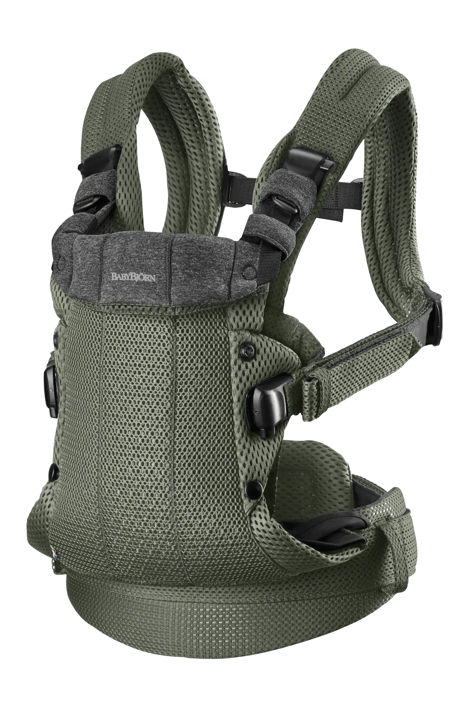 Бебешка Ергономична Раница Harmony, Mesh 3d, Dark Green Babybjörn