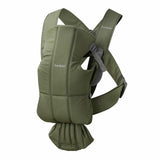 Бебешка Ергономична Раница Mini, Cotton, Dark Green Woven Babybjörn