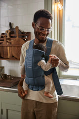 Бебешка Ергономична Раница Mini, Cotton, Indigo Blue Babybjörn