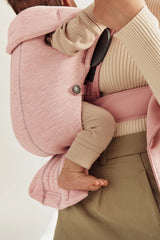 Бебешка Ергономична Раница Mini, Jersey 3d, Light Pink Babybjörn