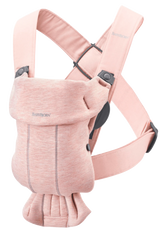 Бебешка Ергономична Раница Mini, Jersey 3d, Light Pink Babybjörn