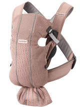 Бебешка Ергономична Раница Mini, Mesh 3d, Dusty Pink Babybjörn