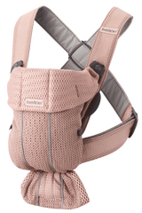 Бебешка Ергономична Раница Mini, Mesh 3d, Dusty Pink Babybjörn