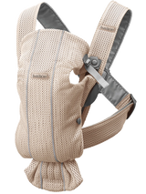 Бебешка Ергономична Раница Mini, Mesh 3d, Pearly Pink Babybjörn