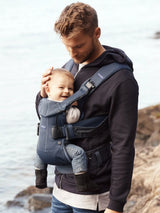 Бебешка Ергономична Раница One, Air Mesh 3d, Navy Blue Babybjörn