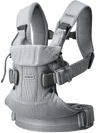 Бебешка Ергономична Раница One, Air Mesh 3d, Silver Babybjörn