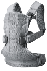 Бебешка Ергономична Раница One, Air Mesh 3d, Silver Babybjörn