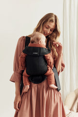 Бебешка Ергономична Раница Mini, Mesh 3d, Black Babybjörn