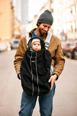 Покривало За Ергономична Раница Black Babybjörn