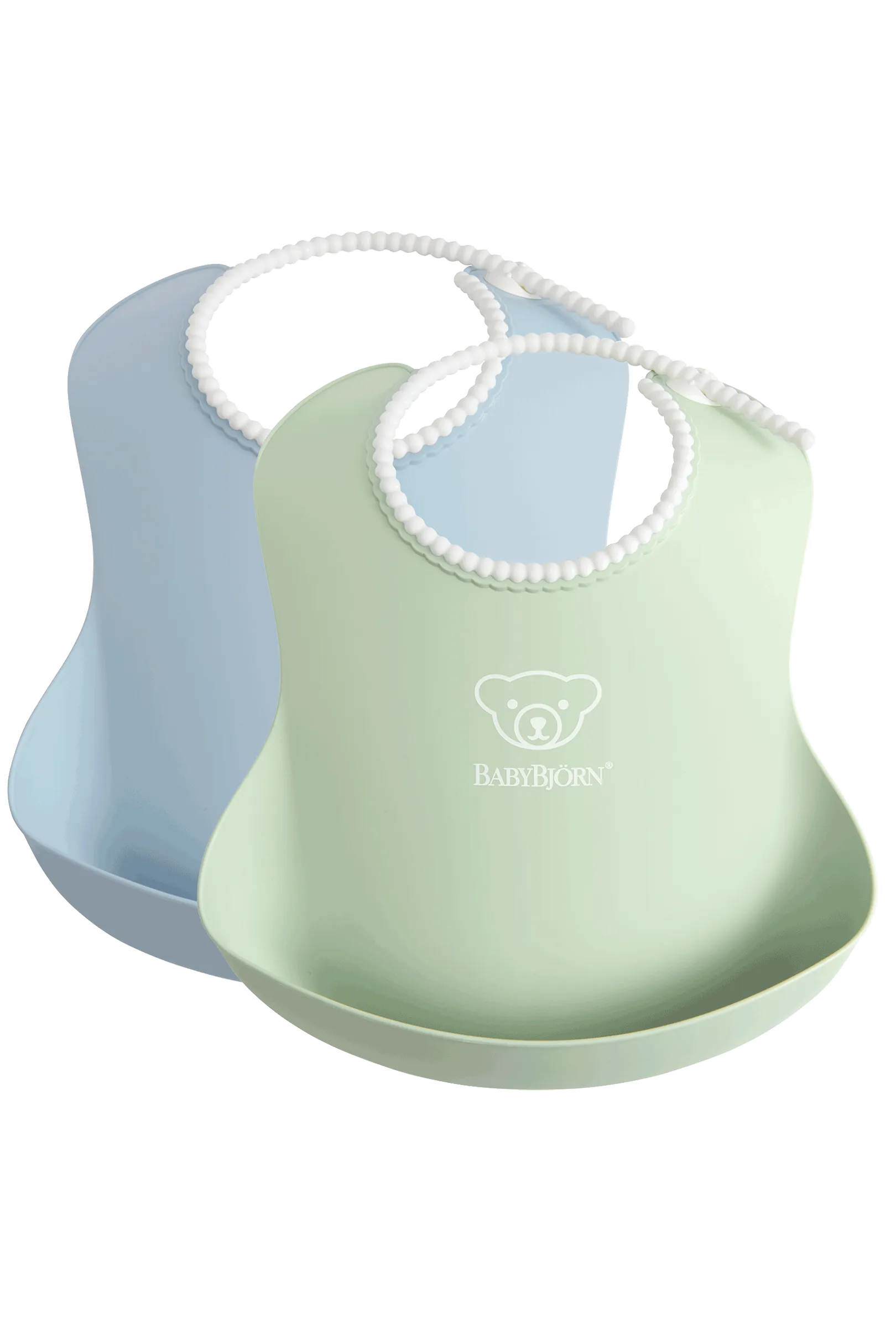 Силиконов Лигавник Powder Green Powder Blue 2 Бр. Babybjörn