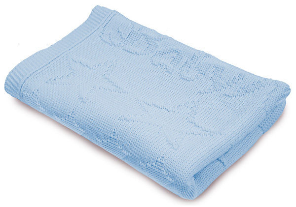 Бебешко Одеяло 75x100 См Звезда Синьо Babymatex