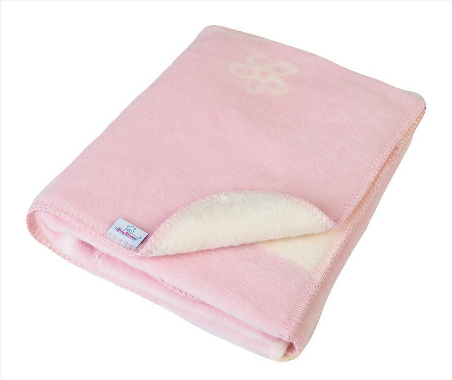 Бебешко Памучно Одеяло Teddy 75x100 См Розово Babymatex