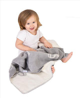 Бебешко Памучно Одеяло Teddy 75x100 См Сиво Babymatex