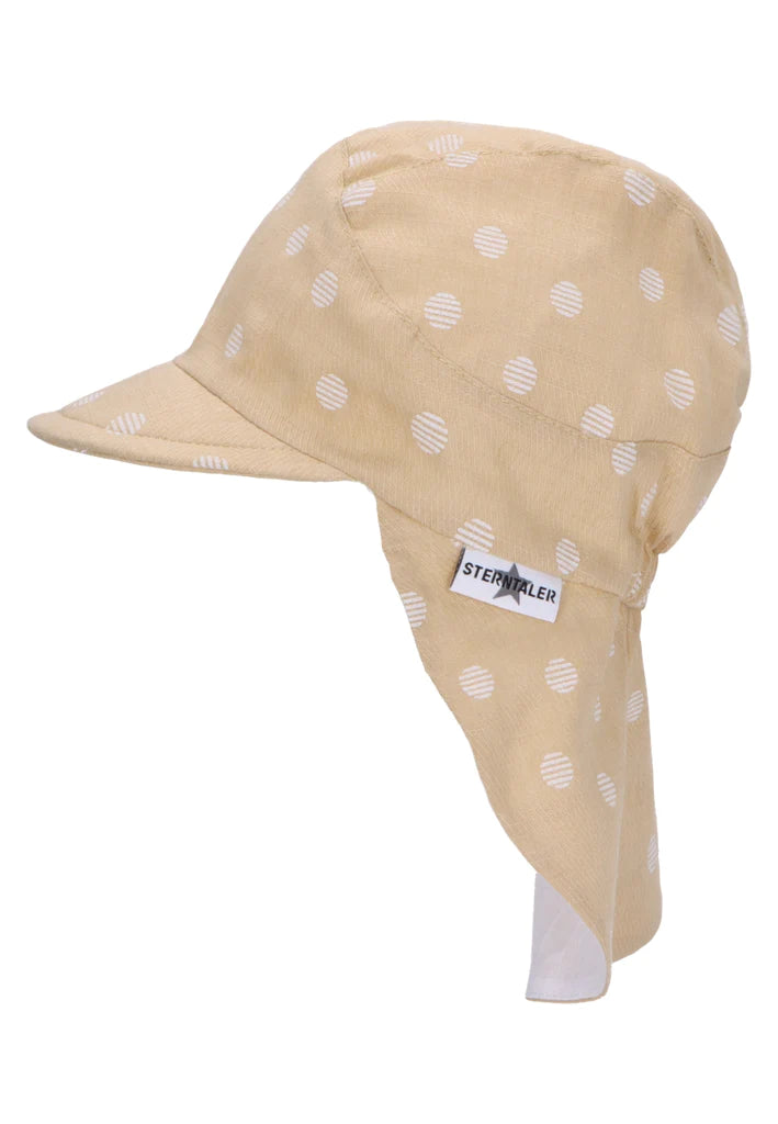 Шапка За Момиче С Платка На Врата И Щампа На Точки Uv50+, 49 См. 12 18 М. Sterntaler