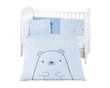Бебешки Спален Комплект 6 Части 60/120 Bear With Me Blue