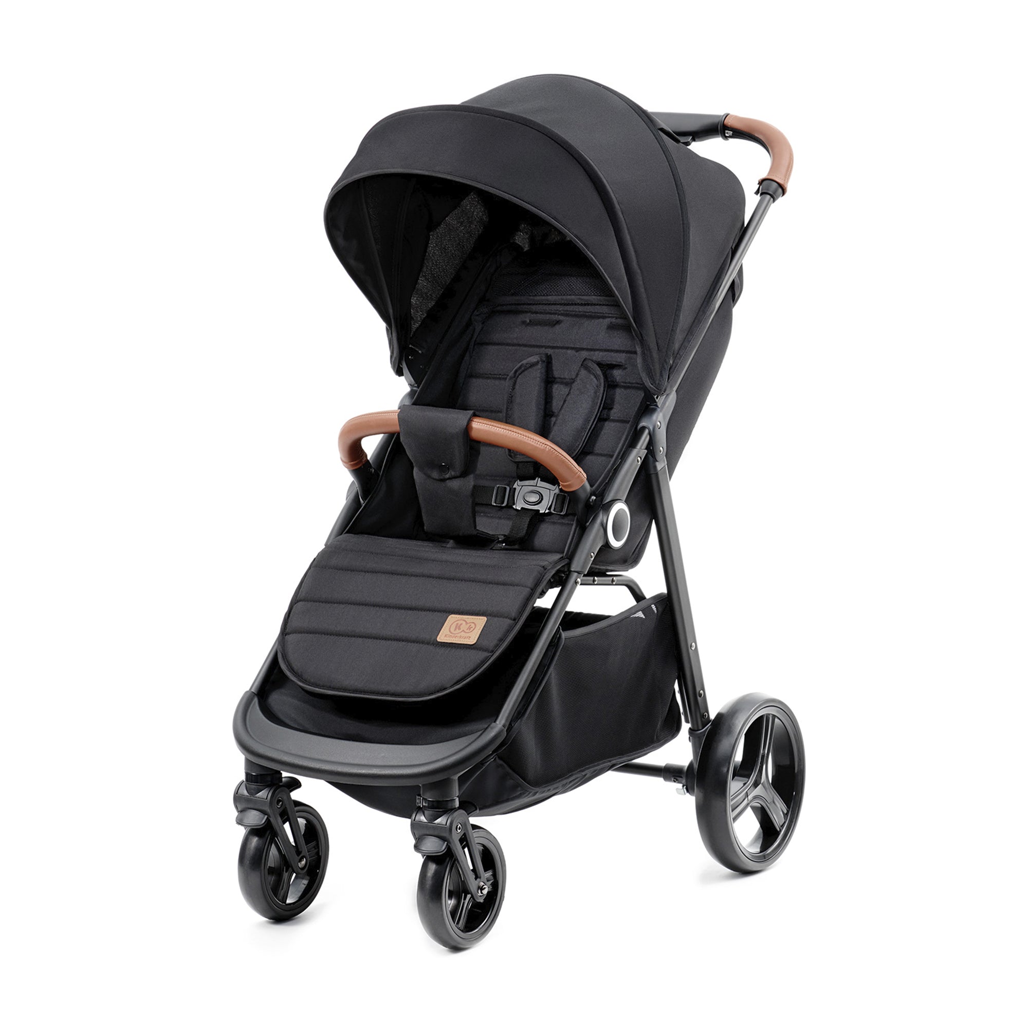 Бебешка Количка Kinderkraft Grande Plus, Черна - Комбинирани Колички - KinderKraft - BebeMama