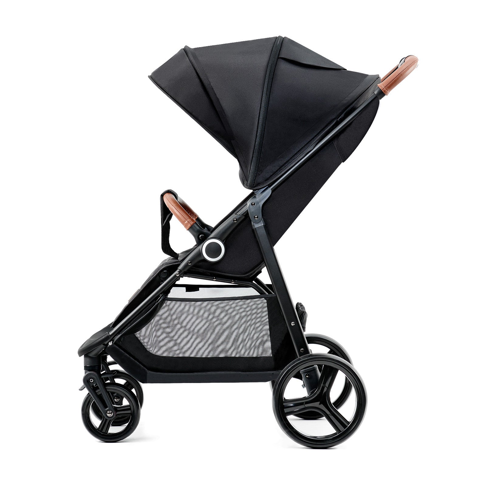 Бебешка Количка Kinderkraft Grande Plus, Черна --- BebeMama