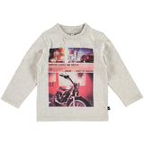 Бебешка Блуза С Дълги Ръкави В Сив Цвят, 74 См. 7 12 М. Babyface