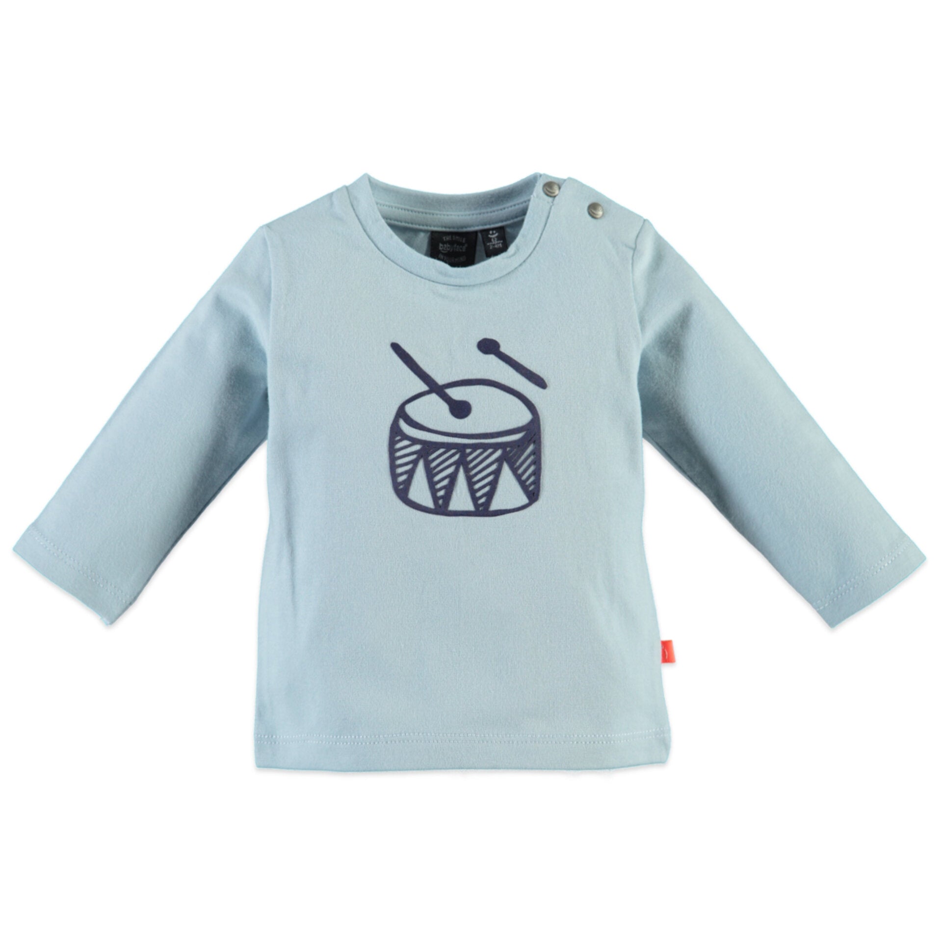 Бебешка Блуза Синя С Барабанче, 56 См. 0 2 М. Babyface