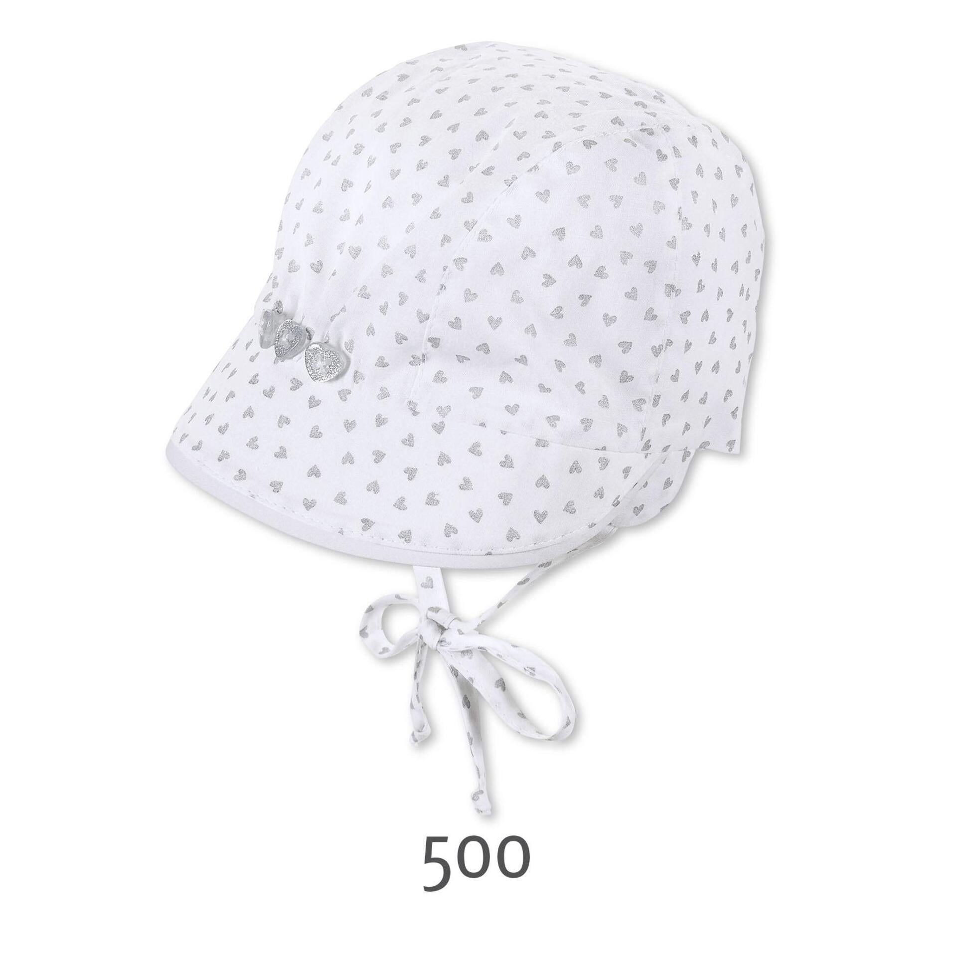 Бебешка Шапка Бяла На Сиви Сърчица, 37 См. 2 3 М. Sterntaler