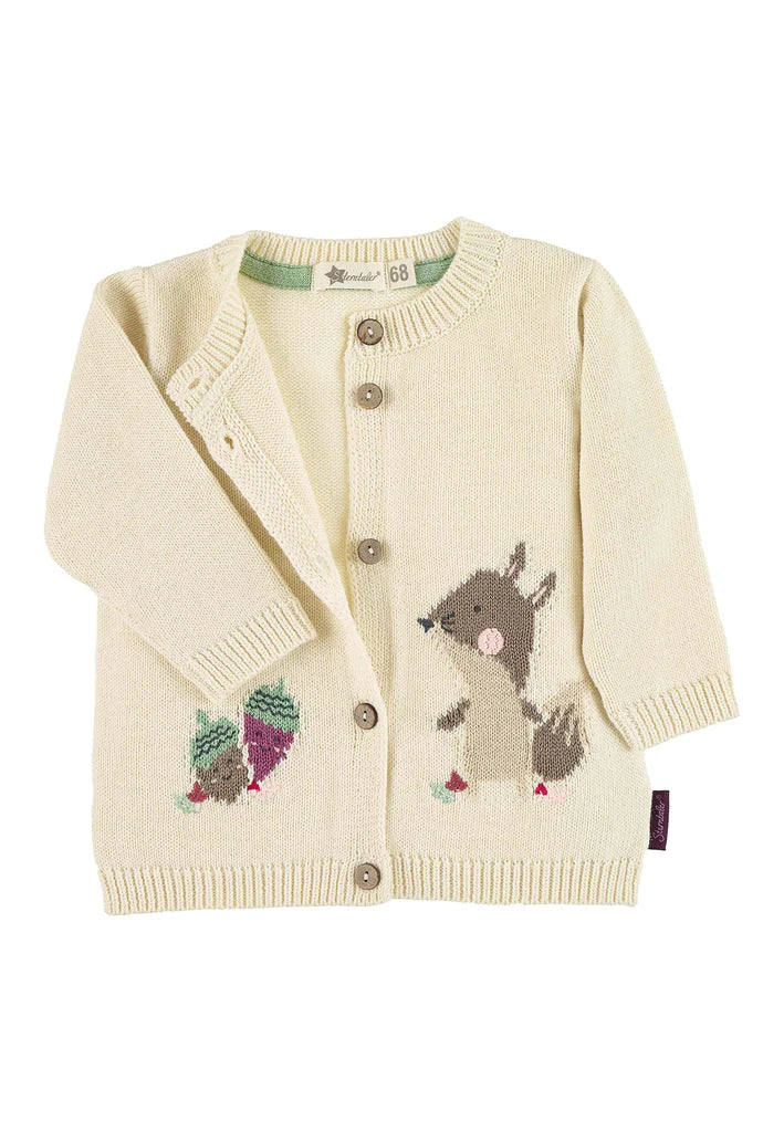 Детска Памучна Жилетка В Екрю, 92 См. 2 Г. Sterntaler