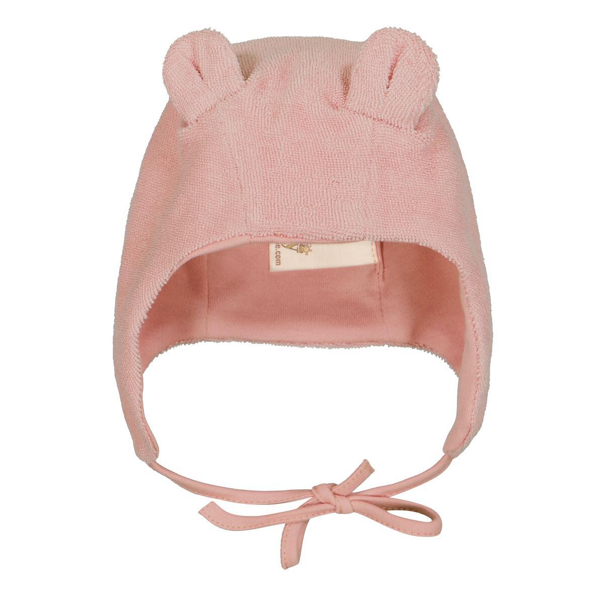 Бебешка Шапка Фроте, Цвят Розов, Bio Baby