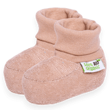 Бебешки Буйки Фроте С Памучна Подплата, Кафяви, 0 4 М. Bio Baby