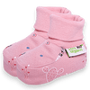 Бебешки Буйки С Подплата, С Розов Принт, 0 4 М. Bio Baby