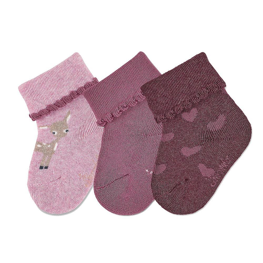 Бебешки Чорапи За Момиче, Сърничка, 3 Чифта, 17 18 6 12 М. Sterntaler