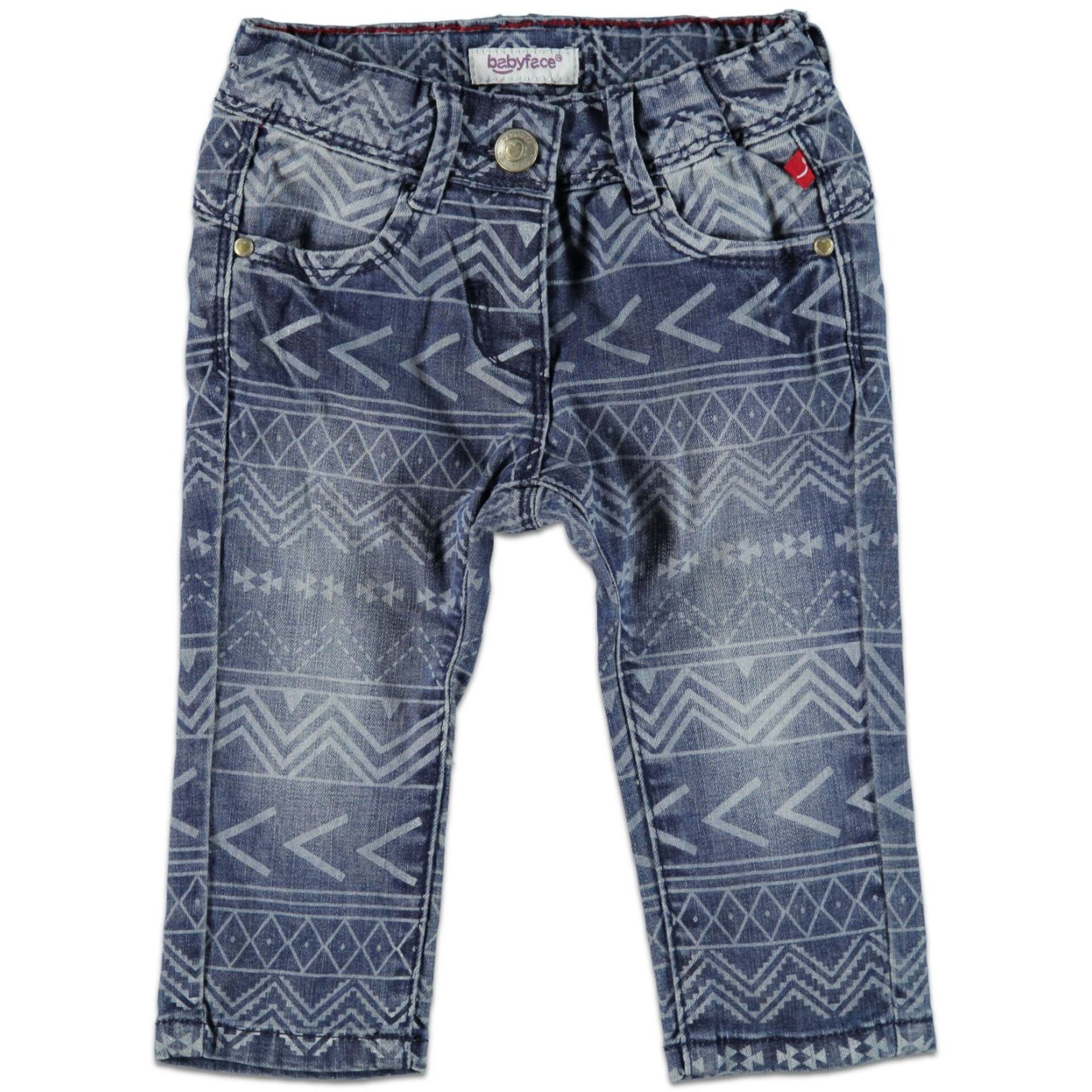 Детски Дънки С Принт, 74 См. 7 12 М. Babyface