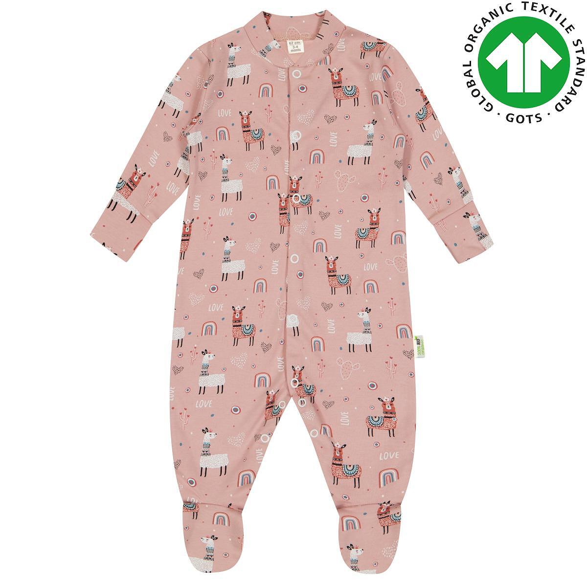 Бебешки Гащеризон С Принт На Лами, 80 См. 9 12 М. Bio Baby