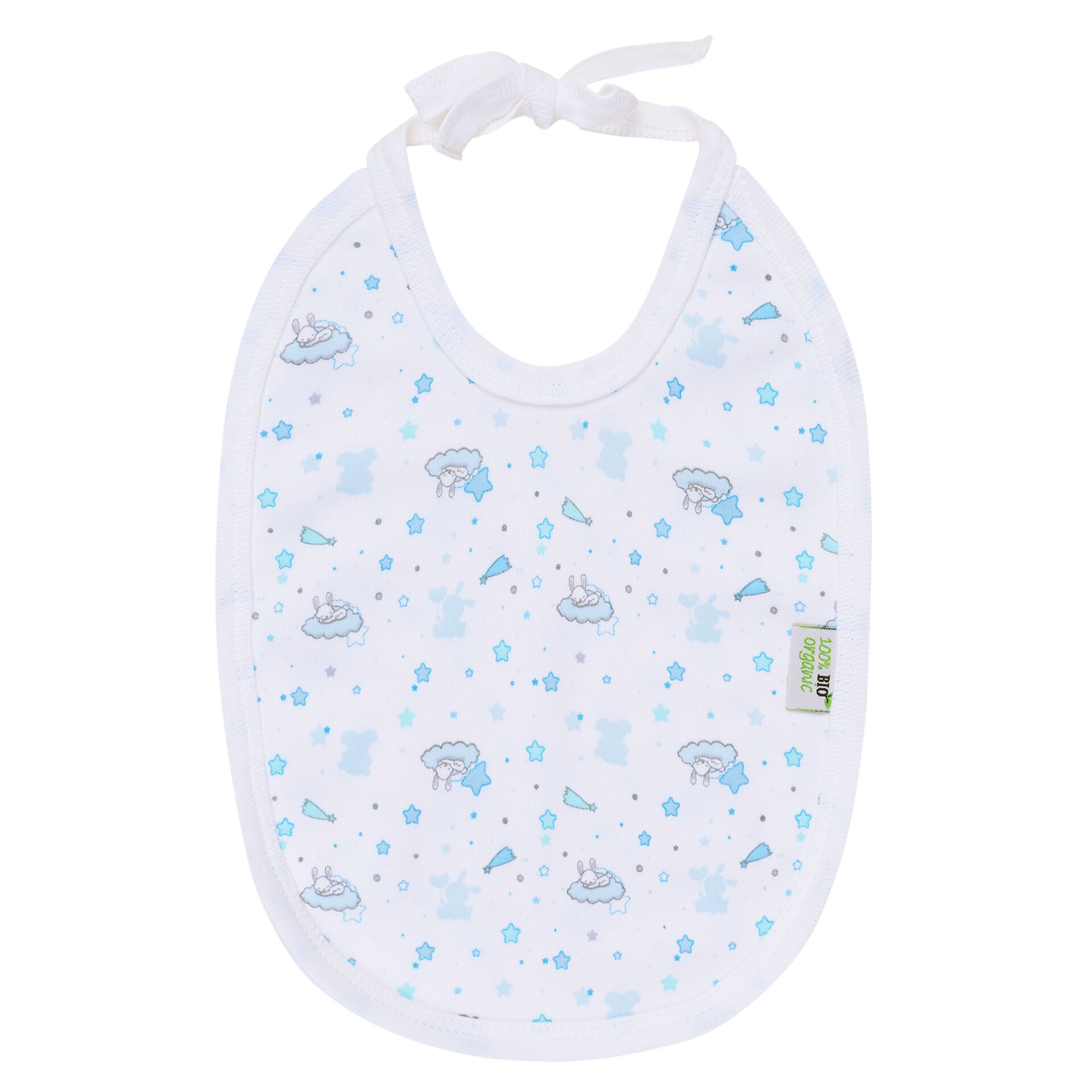 Бебешки Лигавник С Връзки От Органичен Памук Bio Baby