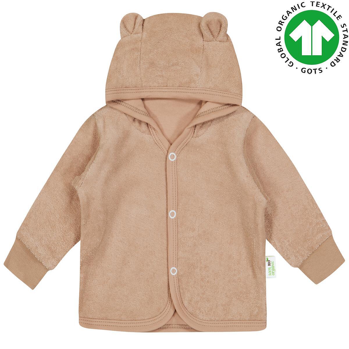 Бебешки Суитшърт С Ушички От Памучно Фроте, 86 См. 12 18 М. Bio Baby