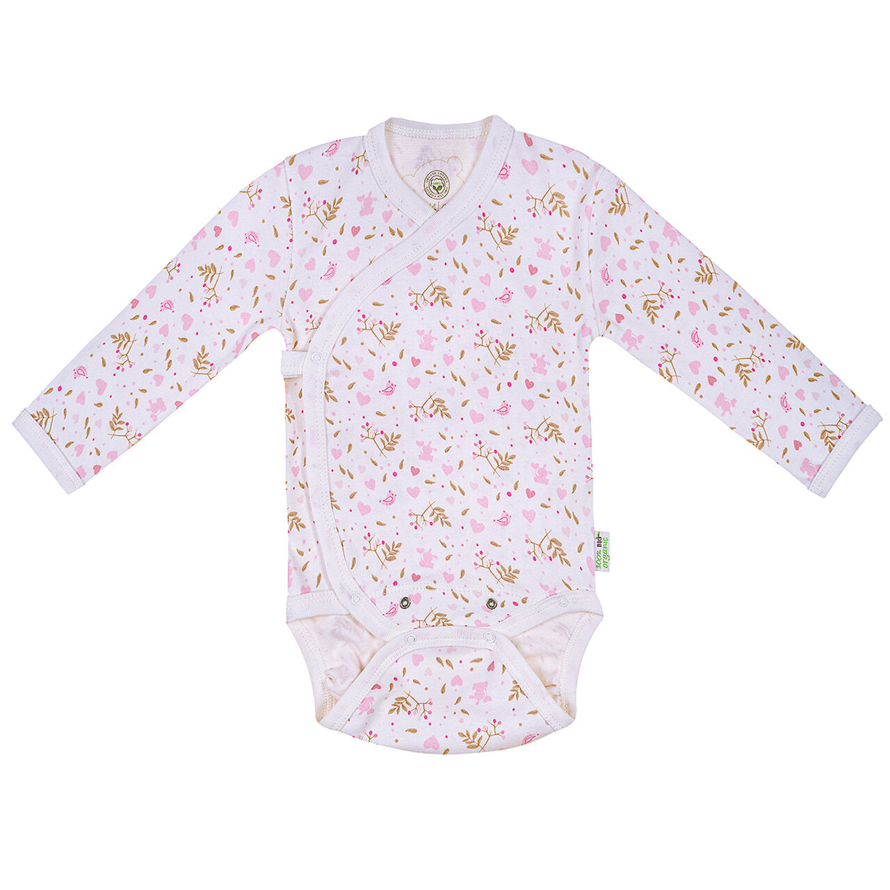 Бебешко Боди Прегърни Ме От 100% Органичен Памук, 74 См. 6 9 М. Bio Baby