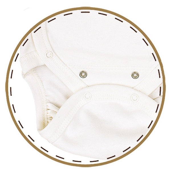 Бебешко Боди Прегърни Ме От Органичен Памук, Екрю, 74 См. 6 9 М. Bio Baby